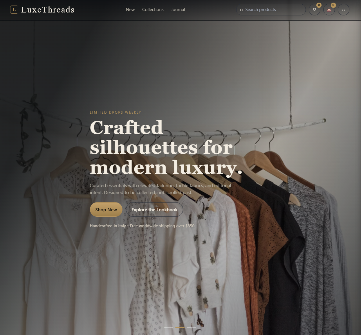 LuxeThreads screenshot